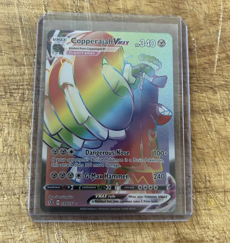 Copperajah Vmax 1999/192 Rebel Clash NM Full Art *Secret Rainbow Rare*