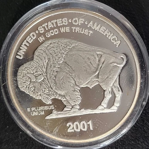 2001 Buffalo 1oz 0.999 Silver Round