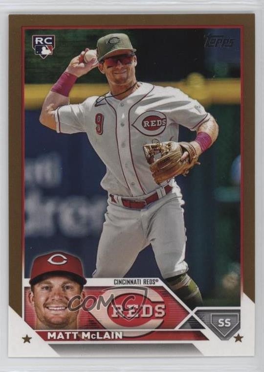 2023 Topps Update Gold /2023 Matt McLain #US199 Rookie RC