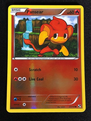 Pokemon Pansear 22/114 Reverse Holo (NM)