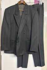Creation G.L. Men’s Grey 2 Piece Wool Blend Suit Chest 44” Waist  36” & Leg 32”