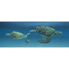 Sea Turtles Lenticular Motion Bookmark/Ruler by Moovie Studio