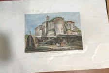 Roma  Resti Domus Aurea Acquarellata  Cottafavi Gaetano 1858 Cuccioni