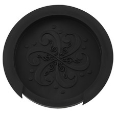 Acoustic Guitar Sound Hole Cover Plug Screeching Halt for 40"/41" EQ Black P4F4