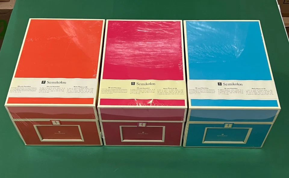 Semikolon - CD und Photobox div. Farben - 3 Register