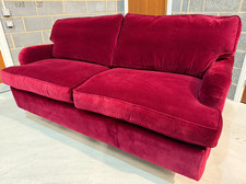 sofa.com Bluebell 3 Seat Sofa Bed in Malbec (Red) New EX-Display  RRP £3,220