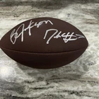Bo Jackson  Deion Sanders Signed Autographed Football Players Hologram