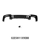 Gloss Black For 2018-2021 BMW G01 X3 M40i M-Sport Rear Diffuser Bumper Lip