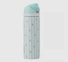 32oz Owala Birthday  FIGHT Cherry’s  FreeSip Water Bottle NEW Blue cherry