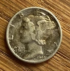 1944 Mercury Dime 10C 90% Silver Circulated WWII Era US Coin