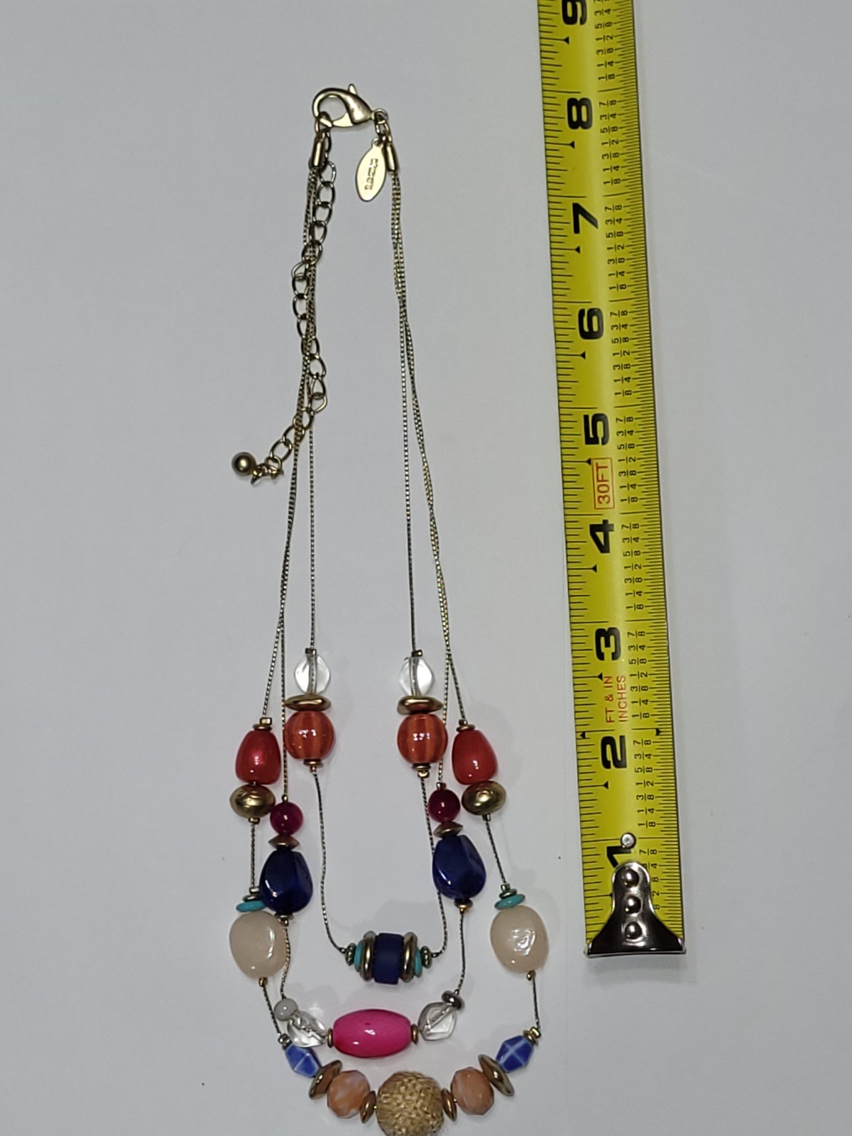 Chico's Boho Multilayer Beaded Statement Necklace… - image 11