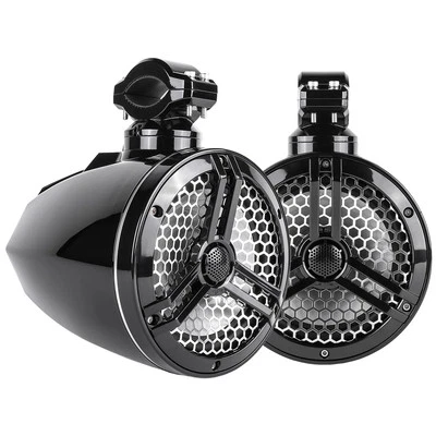 SKAR AUDIO SK65MB-TWR 6.5" MARINE FULL-RANGE 320 WATT TOWER SPEAKERS-PAIR(BLACK)