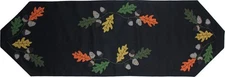 Home Collection by Raghu Leaves & Acorns Table Runner, Multi
