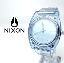 NIXON Time Teller P Clear Blue Watch Unisex 40mm 10ATM Authentic Genuine