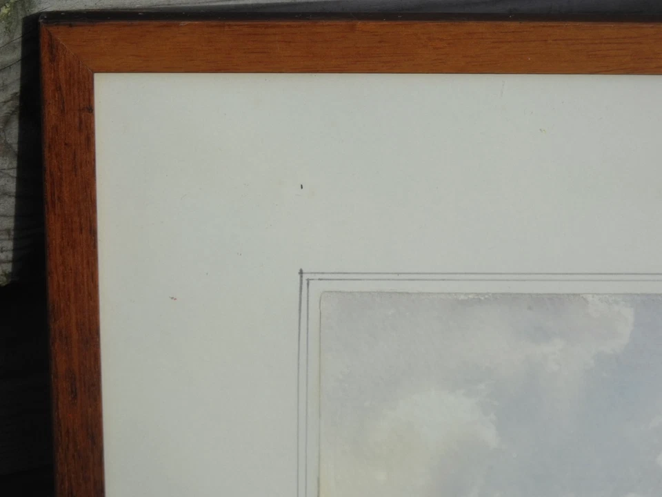 Edward Wesson - Original Watercolour Painting - Rural Landscape. - Image 3 of 4