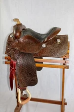 Cleburne Reining  15" Seat FQHB Western Saddle Used