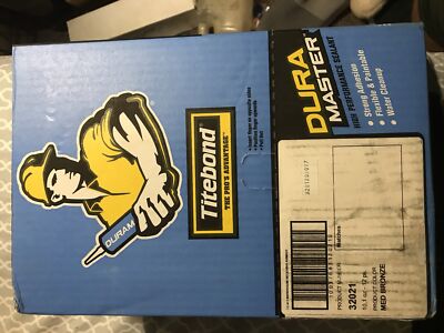 DURA MASTER TITEBOND FACTORY CASE OF 12 STRONG ADHESION WATER CLEANUP Med Bronze