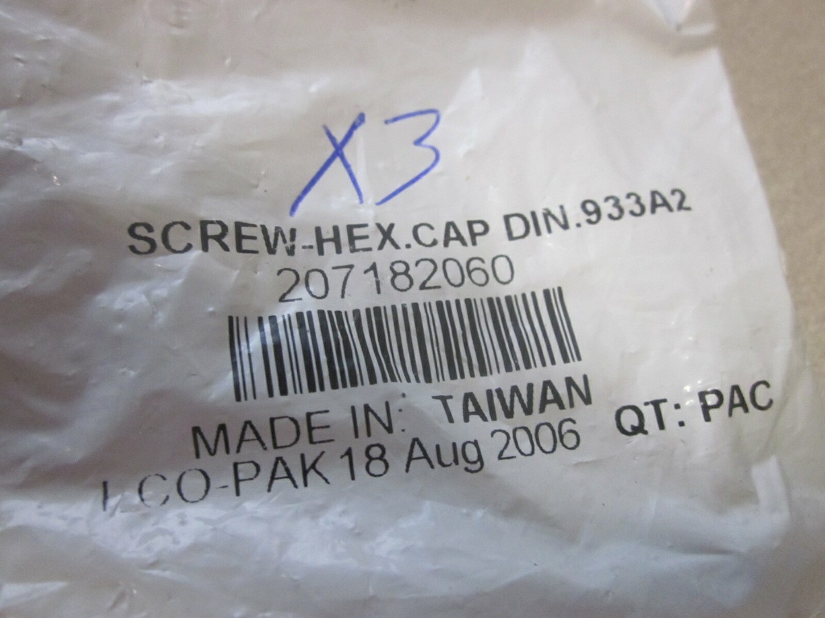 NOS Ski-Doo M8x20 Hex Screw 1999-2001 GTS GSX GTX 2002-2005 GTI
