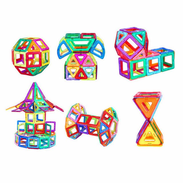 62Pcs Magnetic Building Blocks Construction Children Kids Educational Toy New