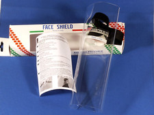 PRL) TRANSPARENT FACE SHIELD FACE VISOR MADE IN ITALY HEALTH GARDEN GRASS