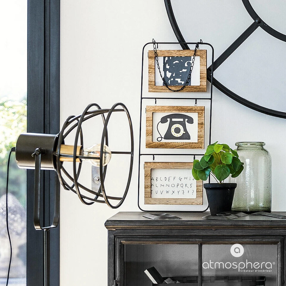 Bilderrahmen Fotorahmen Fotogalerie Holz Bildergalerie Galerie ✅für 6 Fotos - Bild 4 von 4