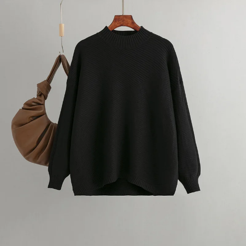 Fashion Loose Casual Women Pullover Sweater Winter Warm Knit O-Neck Jumper Top - Bild 22 von 27