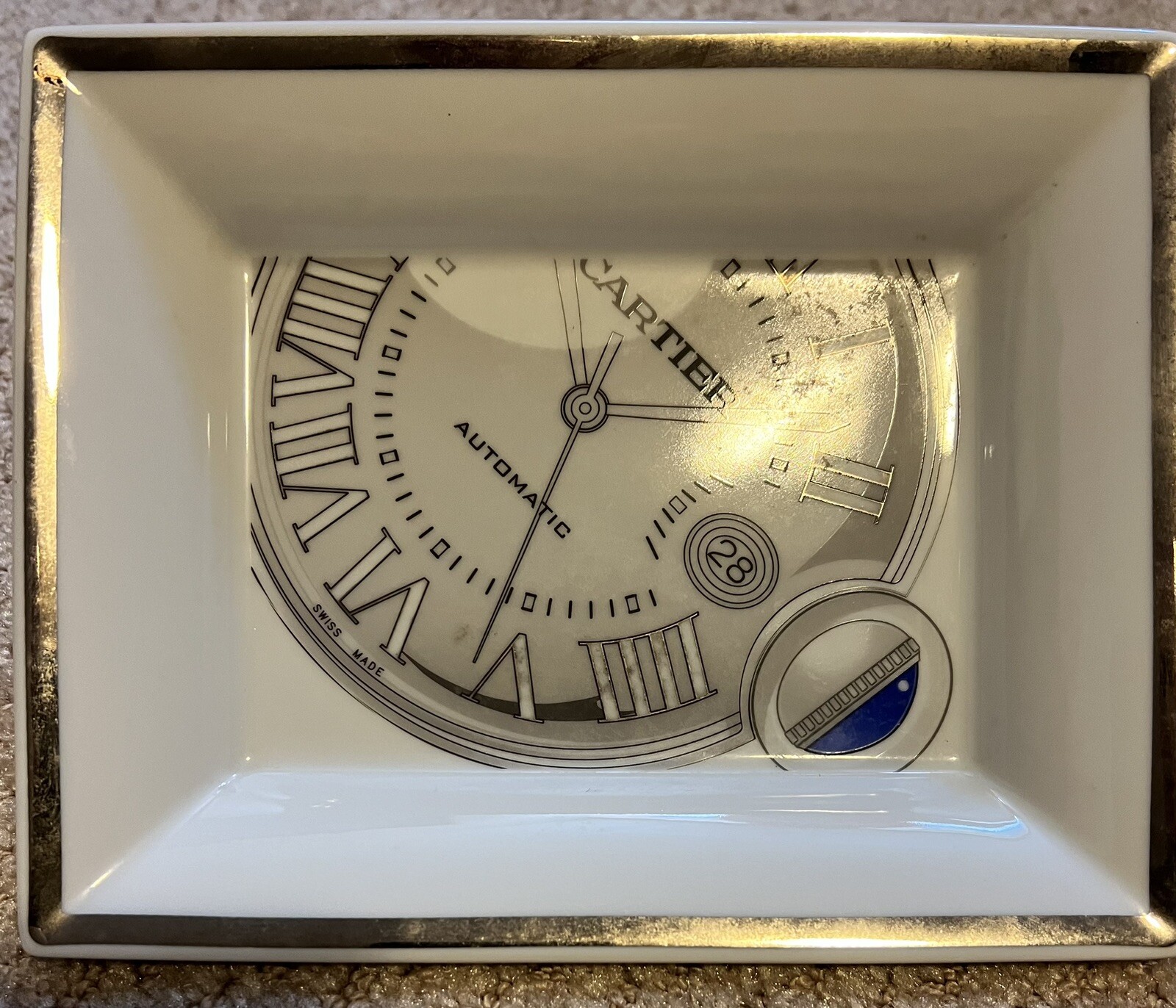 Cartier Ballon Blue Ashtray/Change Tray