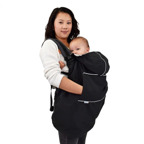 Adjustable Fleece Lined Baby Rain Cover - Waterproof and Windproof for Strollers - Picture 3 of 10