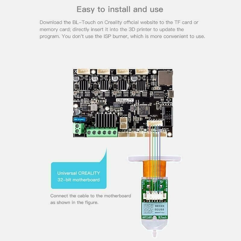 Creality 3D Printer BL Touch Auto Bed Leveling Kit 32 Bit for Ender 3 ...