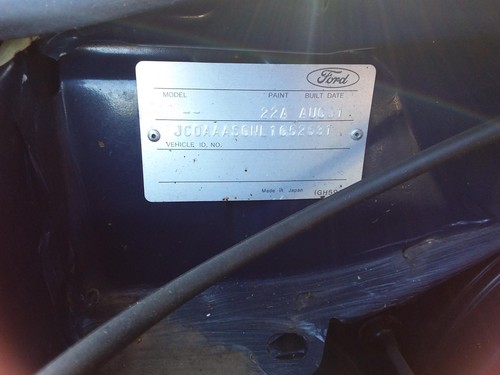 FORD LASER STARTER MOTOR 1.6, ZM, KN-KQ 02/1999-09/2002, 287850 Kms - Picture 9 of 9