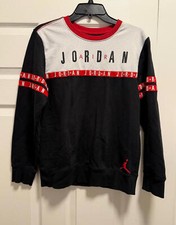 Air Jordan Youth Sweatshirt - Classic Black- Size XL Youth 