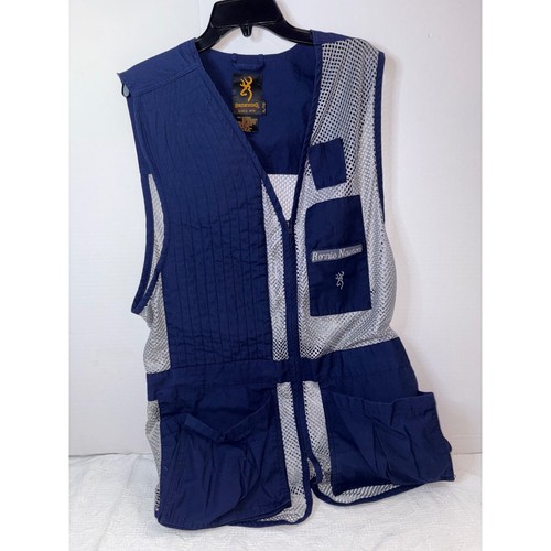 Browning Trap Shooting Vest Skeet Clay Target Pockets XL/TG