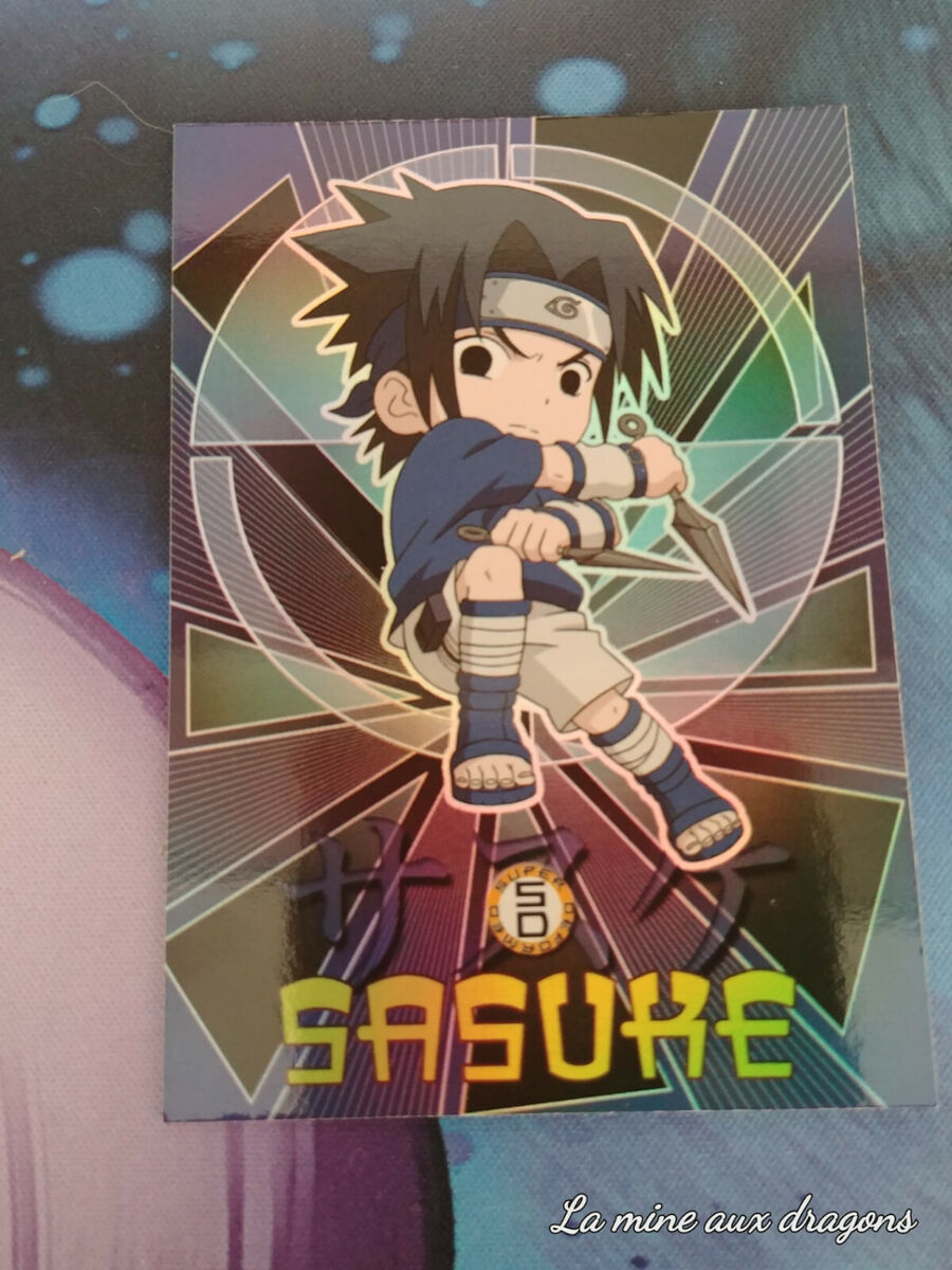 2002 Panini Naruto Ninja RANKS SASUKE Card #SD3