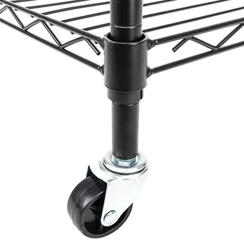 2Tier Rod Closet Organizer Garment Rack Clothes Storage Hanger Shelf Hooks - Picture 6 of 10