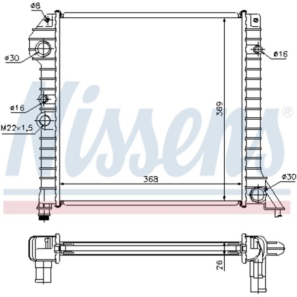 KüHler WasserküHler MotorküHler FüR Volvo 480 E 440 K 445 1.8 1.7 2.0 1.6 464-image