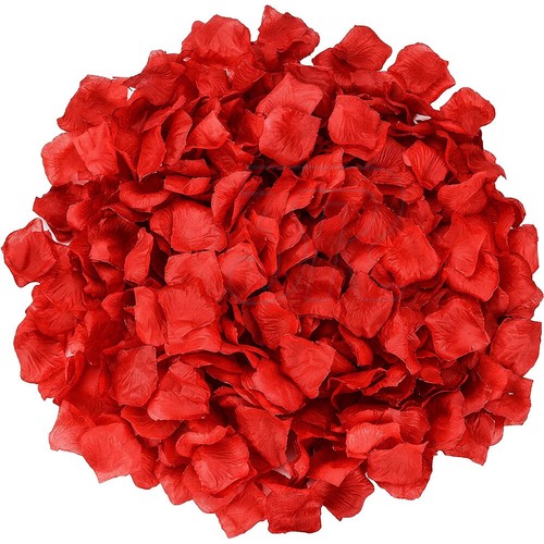 2000pcs Wine Red Silk Petals Flowers Rose Petal Wedding Event Scatters Flower - Picture 2 of 9