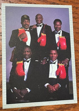 1991 ALL WORLD BOXING MUHAMMAD ALI / GEORGE FOREMAN CHECKLIST CARD #51-MAR9925