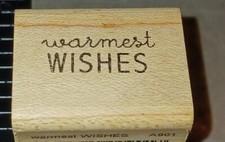 Warmest wishes, memory box, B717,wooden