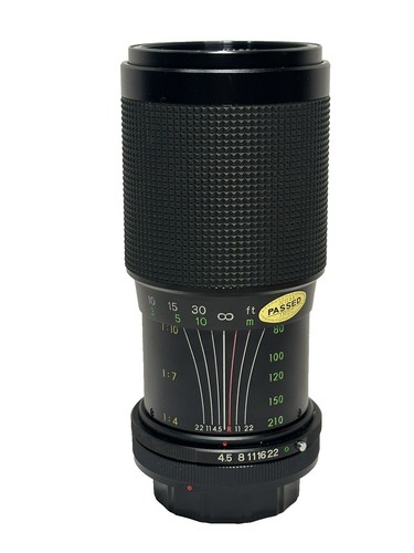 Komuranon Komura 80 821 210mm F4.5 camera lens w original box made 
