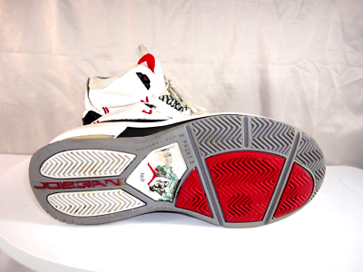 Air Jordan Y3 Athletic Shoes White Cement Black Red Size 6.5  display picture 1