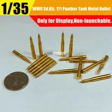 1/35 WWII German Panther Tank Metal Projectiles Upgrade Part for Tamiya/Ryefield
