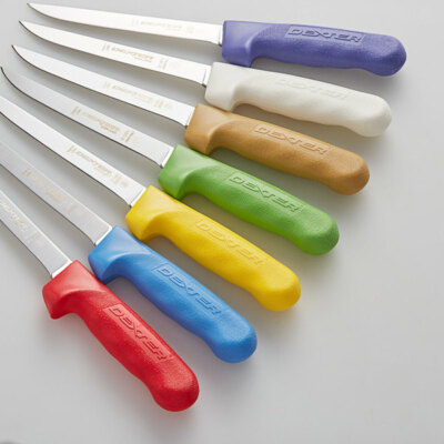 Dexter-Russel Sani-Safe 6'' Narrow Boning Knife (select color below)