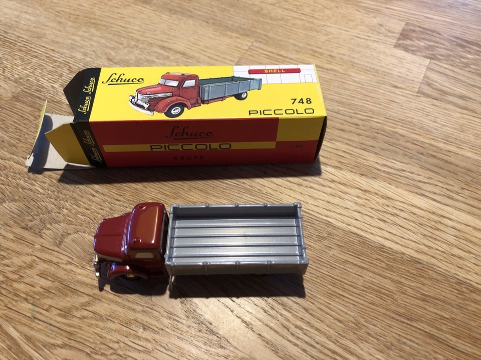 ancien camion Schuco Piccolo Krupp benne basculante /1960/ 1