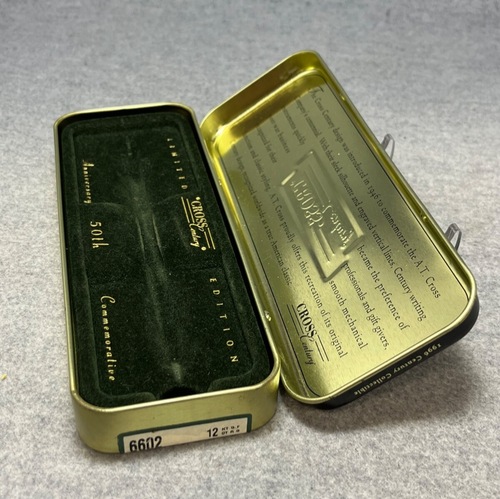 Cross 50th Anniversary Limited Edition 12K Gold Century Pen, Tin, Papers, Cloth - Picture 18 of 24