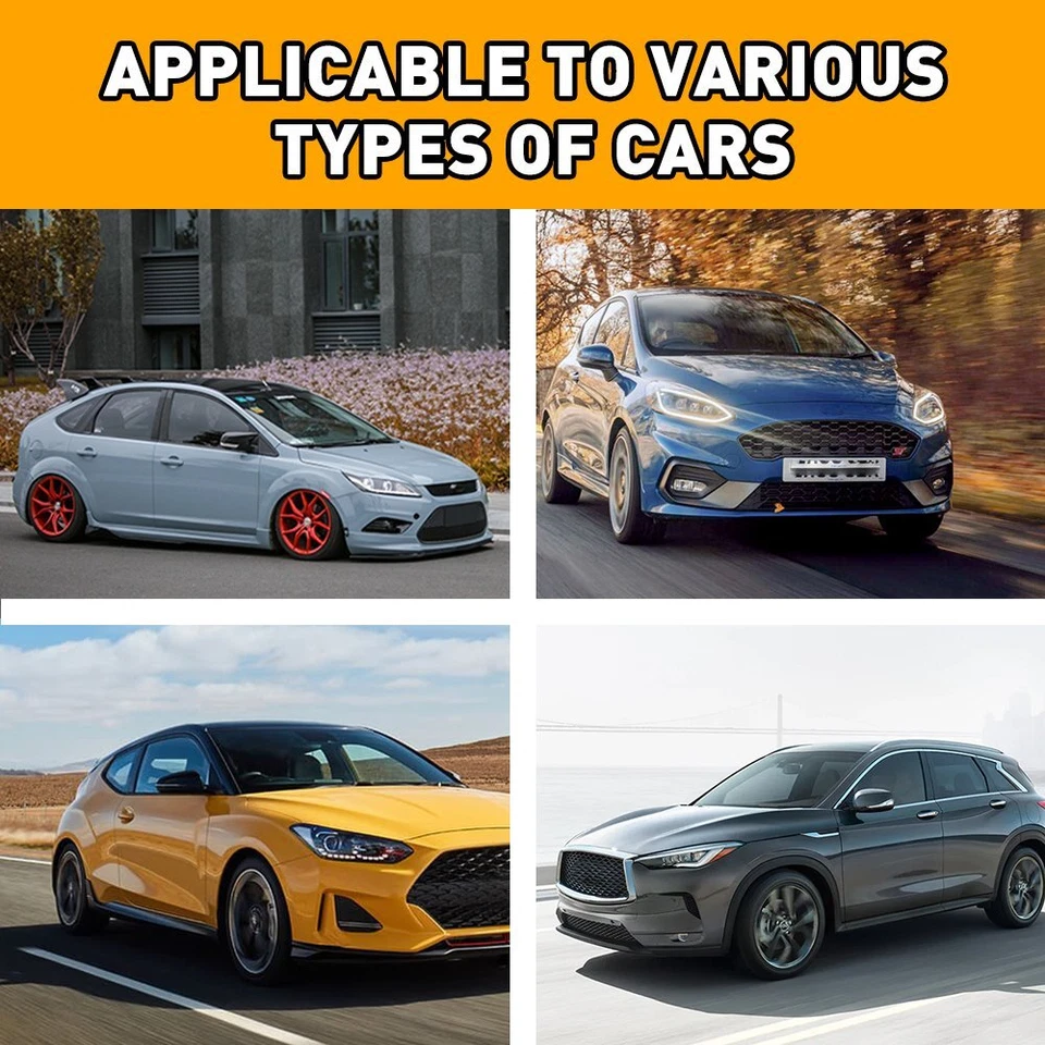 Tubo de escape duplo traseiro de carro ponta silenciador cauda garganta azul tubo de escape aço inoxidável - Imagem 4 de 4