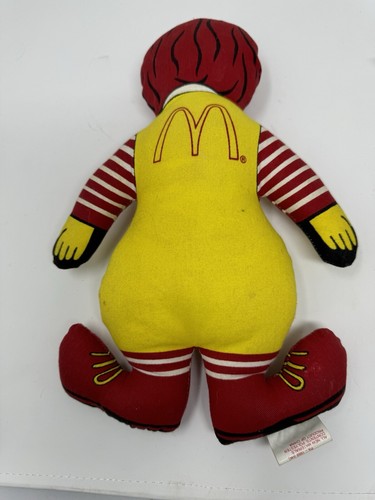 Two Vintage 1984 McDonald’s Ronald McDonald 12 Inch Plush Doll - Picture 3 of 4