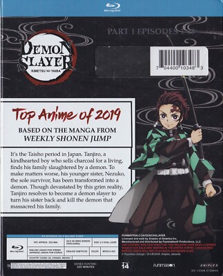 Demon Slayer: Kimetsu no Yaiba Part 1 (Blu-ray Disc, 2020, 2-Disc