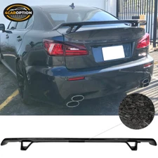 Universal Fitment Rear Trunk Spoiler Wing Lid Add On Forged Carbon Fiber CF