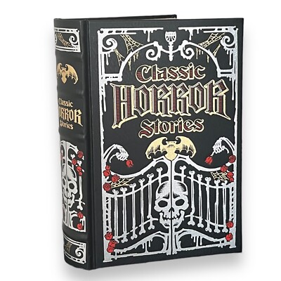CLASSIC HORROR STORIES: Lovecraft, Edgar Poe +oth LEATHER BOUND Collectible Book