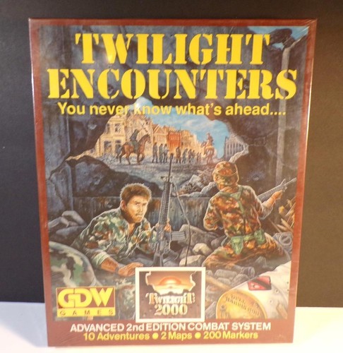 Twilight 2000 Twilight Encounters GDW ~ New in Sealed Box ~ Copyright 1990